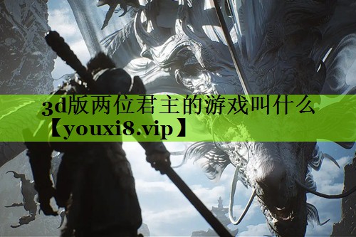 3d版两位君主的游戏叫什么